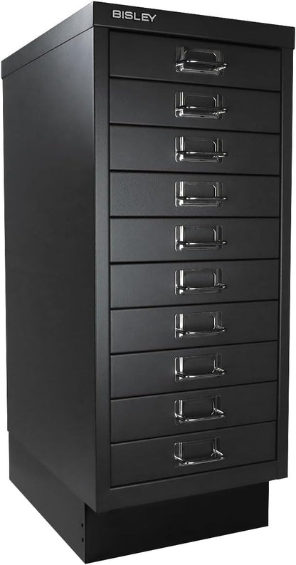 Bisley Standard Plinth Base for MultiDrawer Cabinet | For Use with 6, 8, + 10 Drawer Units, Powder-Coated Steel, Adds 3" Height