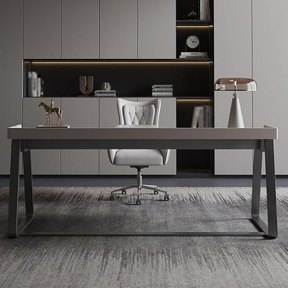 ENGENDER Desk Slate Desk Minimalist Home Small Apartment Study Modern Simple Light Luxury Escritorio(160 * 75 * 81cm)