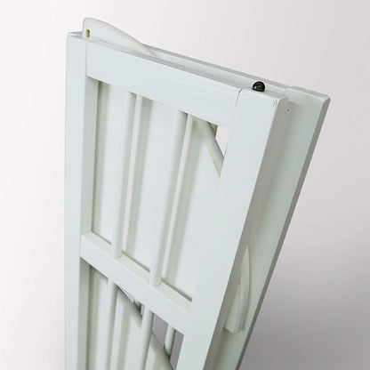 Casual Home 4-Shelves Corner Folding Bookcase, White