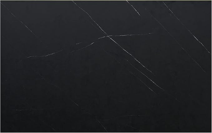 Kaboon 48x30 inches Tabletop, Solid One-Piece Desktop for Sit Stand Desk, Double Desks, L Desk DIY,Wood Countertop Home or Commercial Use,1 inch Thick, Could Atlas/Black Marble, 30" D x 47.25" W