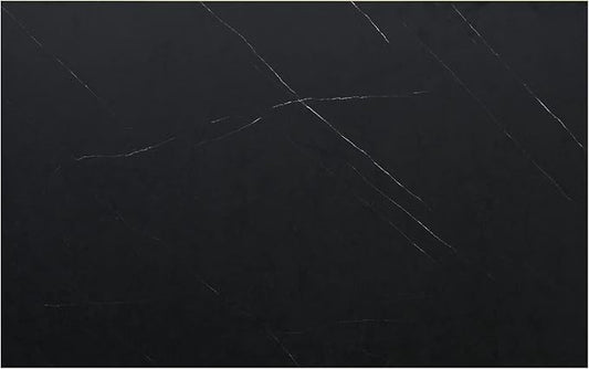 Kaboon 36x24 inches Tabletop, Solid One-Piece Desktop for Sit Stand Desk, Double Desks, L Desk DIY,Wood Countertop Home or Commercial Use,1 inch Thick, Cloud Atlas/Black Marble