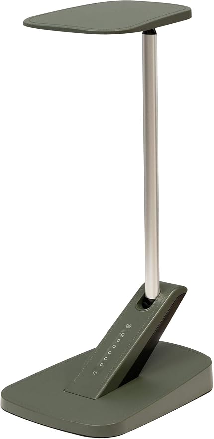 UltraBrite UDL0456-LGRN-DS LED Desk Lamp, 8.7”L X 6.2”W x 17.5"H, Green