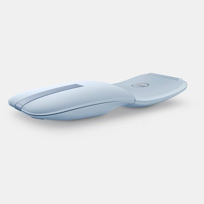 Dell MS700 Bluetooth Travel Mouse - Bluetooth 5.0/Dell Pair/Microsoft Swift Pair Connectivity, Adjust DPI up to 4000, Optical LED Sensor, Touch Scroll with latest Touch Controller - Misty Blue