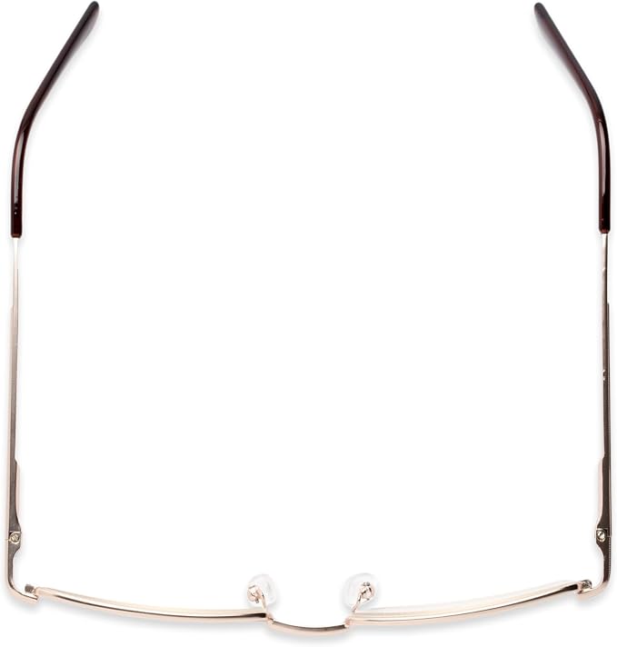 Readers Readers.com Reading Glasses: The Dash Blue Light, Metal rectangle Style for Men and Women