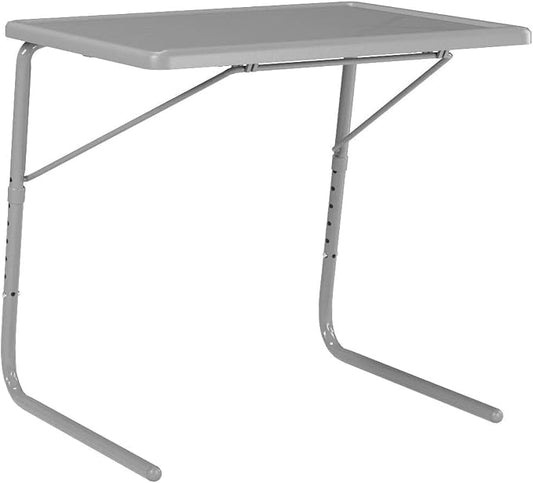 Table-Mate TV Tray Table | Portable Desk Folding Dinner Tray, Couch Table Trays for Eating Snack Food, Portable Laptop Desk, Bed Trays for Eating | Adjustable TV Trays with 3 Angles and Cup Holder