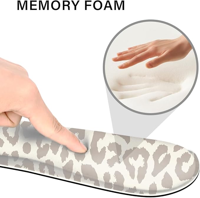 Cheetah Desk Pad and Keyboard Wrist Rest, Large Mouse Pad + Keyboard Pad+Mouse Wrist Support, Non-Slip Desk Mat Protector for Office, Home 31.5×11.8 Inches Leopard