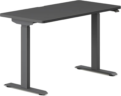 Branch Duo Standing Desk 48 Inches - Adjustable Standing Desk with 20” Range - OLED Control Panel - Frameless Design & Compact Size Suitable for Many Spaces - Charcoal Base - Charcoal Top
