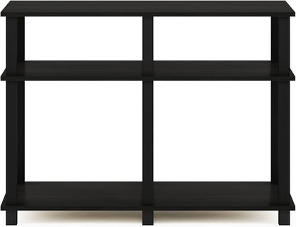 Furinno Romain Turn-N-Tube Stand for TV up to 40 Inch, 40-Inch, Espresso/Black