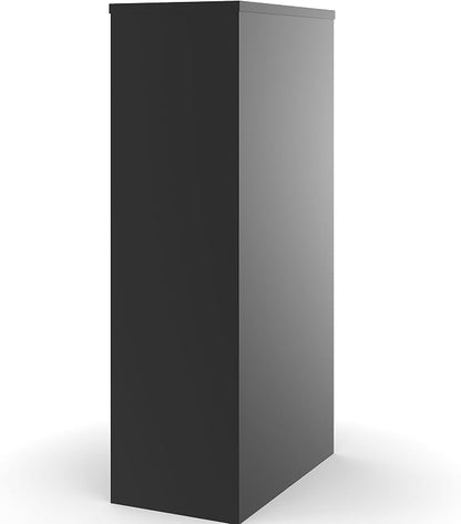Staples Vertical File Cabinet for Letter/Legal Files, 4-Drawer, Letter/Legal Compatible, Black