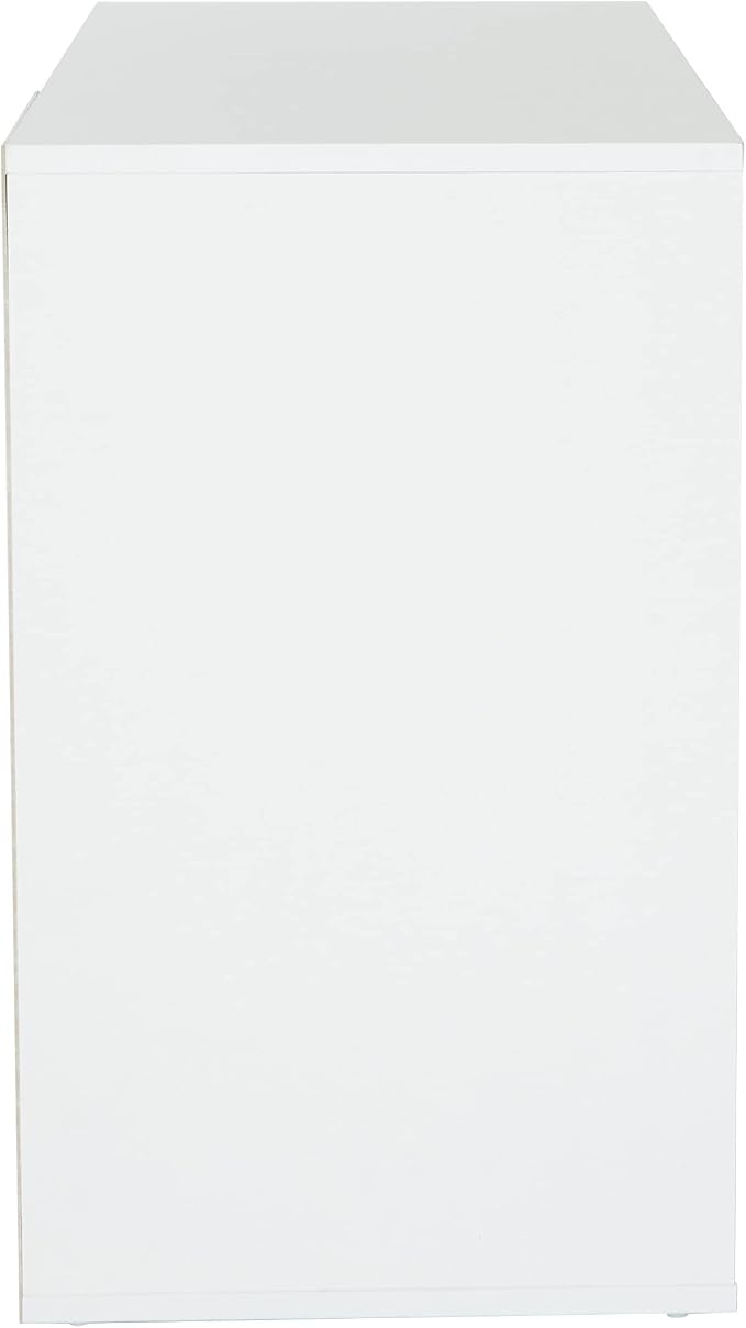 OSP Home Furnishings Ravel 40-Inch Wide Writing Desk, White