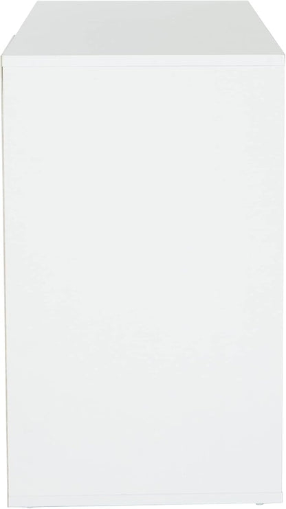 OSP Home Furnishings Ravel 40-Inch Wide Writing Desk, White