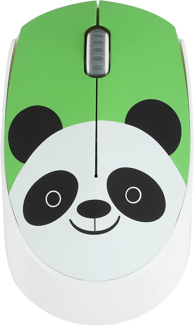Panada 2.4GHz Wireless Cute Silent Portable Optical Mouse - 3 Adjustable DPI for Laptop, Desktop PC
