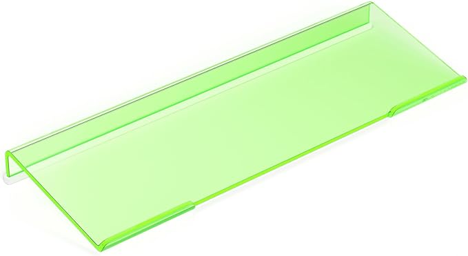 Richboom Epoptic Green Acrylic Tilted Computer Keyboard Holder for Easy Ergonomic Typing, Keyboard Stand for Office, Home, School, Fluorescent Green