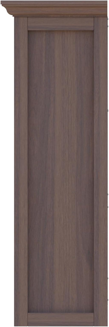 OSCHF Cube Shelf Bookcase with Base - Wooden 3 Tiers Floor Standing Low Storage Cabinet for Home and Office, 12-Cube Lattice Bookshelf, Walnut