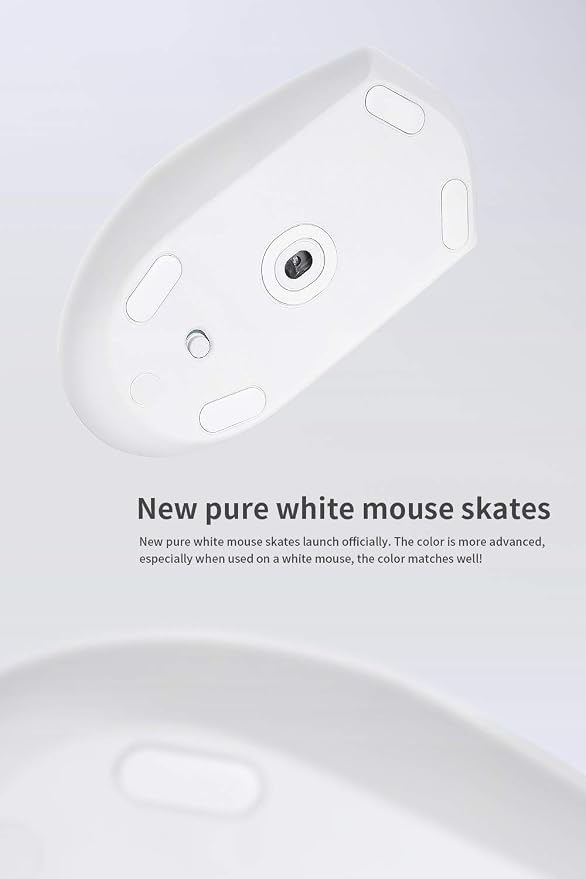 HOTLINEGAMES 2Sets 3.0 Plus Rounded Curved Edges Mouse Feet Skates Compatible with Logitech G PRO X Superlight 2C Wireless Gaming Mouse feet Replacement (0.8mm, Smooth, PTFE) Pro Performance