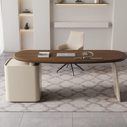 JITUIHOM Office Desk Modern Minimalist Study Desk for Home Office Use, Corporate Workstation, Bedroom Furniture, Suitable for, Work and Leisure(160 * 65 * 75cm)