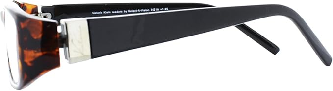 SAV Eyewear (Select-A-Vision) Victoria Klein Fashion Rectangular Reading Glasses 7021 Demi, 2.50