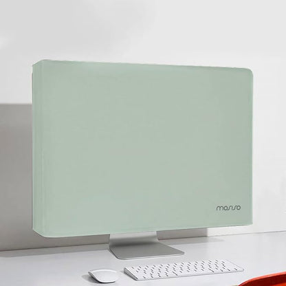 MOSISO Monitor Dust Cover 22, 23, 24, 25 inch Anti-Static Dustproof LCD/LED/HD Panel Case Computer Screen Protective Sleeve Compatible with iMac 24 inch, 22-25 inch PC, Desktop and TV, Antique Green