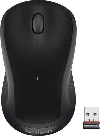 Logitech Wireless Mouse M310 (Black) (Renewed)