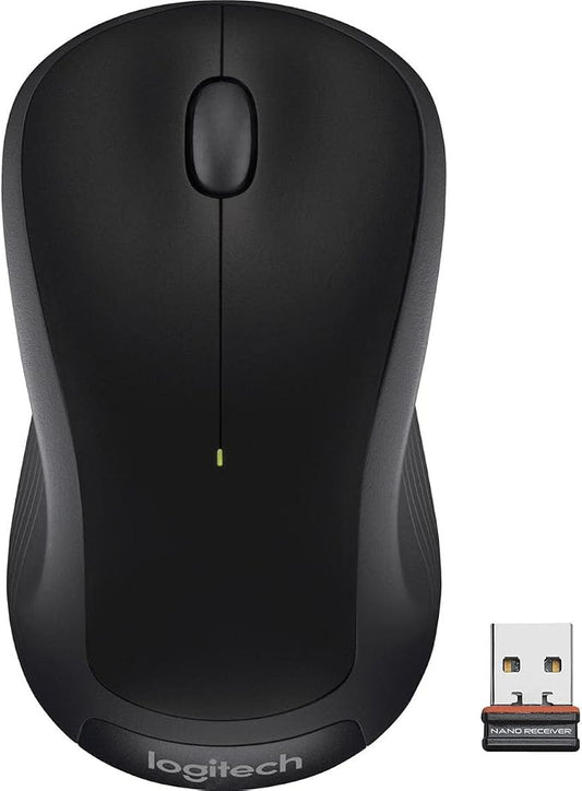 Logitech Wireless Mouse M310 (Black) (Renewed)