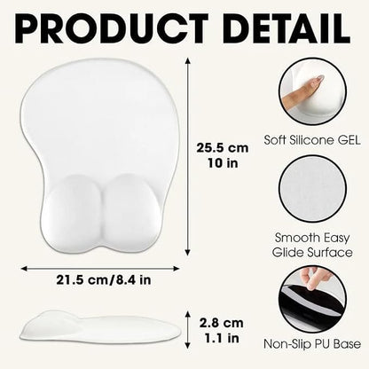 Custom Face Funny & Naughty Personalized Photo 3D Mouse Pad, Custom Face Sexy Body 3D Mouse Pad for Naughty Couple Funny Coworkers Troll, Adult Jokes Gifts for Couple Coworker Troll