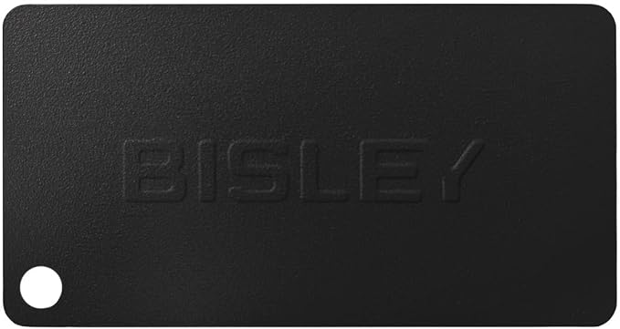 Bisley 10-Drawer Steel MultiDrawer Cabinet - Black | Chrome Pull Handles with Label Holders, Powder-Coated Steel, Removable Drawers, Fits Under Most Desks, Labels Included