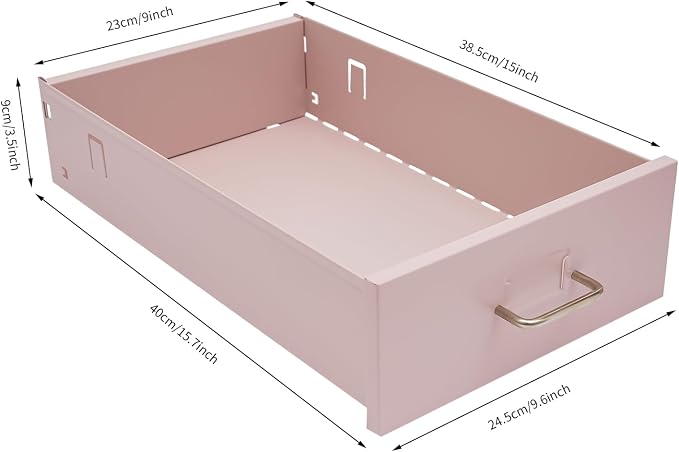 3 Drawers File Cabinet Locking Vertical File Cabinet Under Desk Small File Cabinet with Wheels for Home Office (Pink)