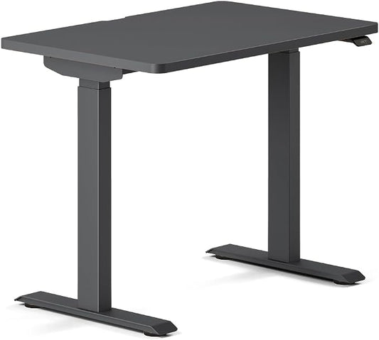 Branch Duo Standing Desk 36 Inches - Adjustable Standing Desk with 20” Range - OLED Control Panel - Frameless Design & Compact Size Suitable for Many Spaces - Charcoal Base - Charcoal Top
