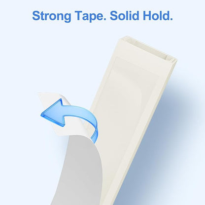 Yecaye Cord Hider, 113in Beige Cord Covers for Wires on Wall, One-Cord Cord Organizer, Easy Install Cable Management Kit, Cable Hider Home Office, W0.59in H0.4in, Beige