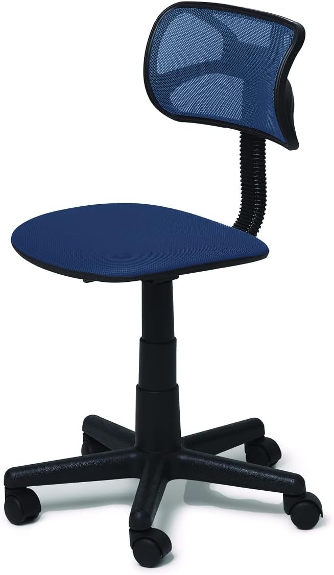 Urban Lifestyle Swivel Mesh Desk Chair, Navy 21D x 21W x 33H in