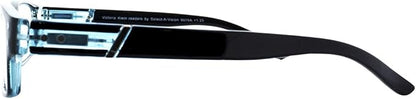 SAV Eyewear (Select-A-Vision) Victoria Klein Fashion Round Reading Glasses 9076 Blue, 1.50