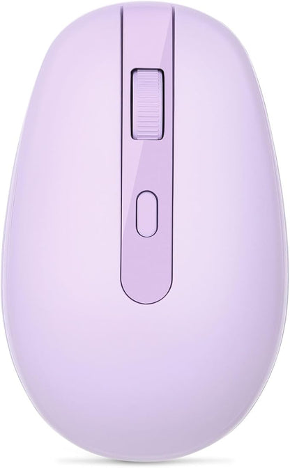 Rii Wireless Mouse RM700 2.4G Silent Mouse with USB Nano Receiver for Laptop,PC,Mac,Chromebook,Windows (Purple)