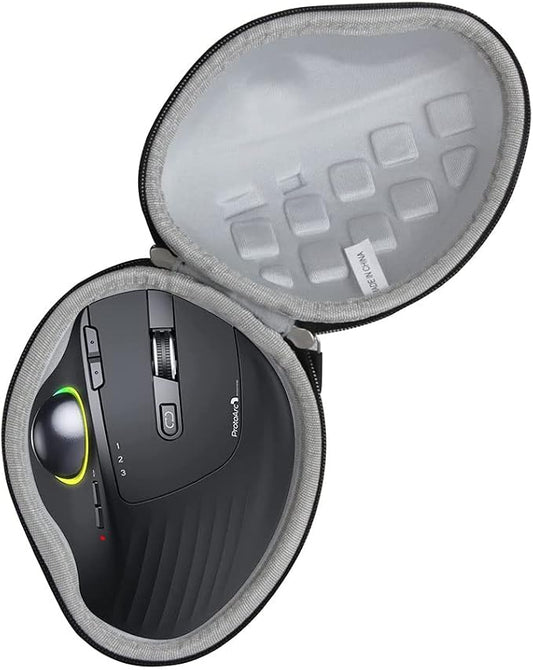 Hermitshell Hard Travel Case for ProtoArc Wireless Trackball EM01 NL Ergonomic Bluetooth Rollerball Thumb Mouse Rechargeable Computer Laptop Mouse