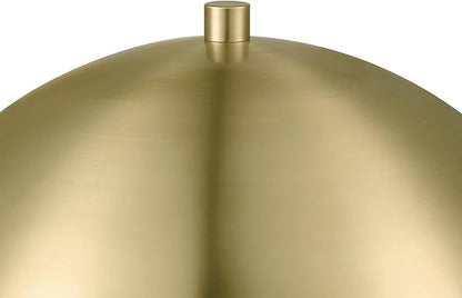 Globe Novogratz x Electric 65856 Olivia 12" Table Lamp, Matte Brass