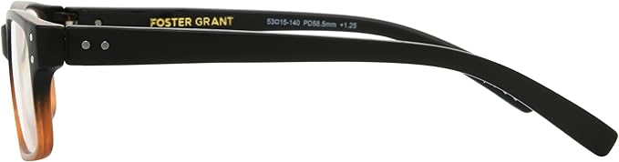 Foster Grant Men's Thomson Square Reading Glasses