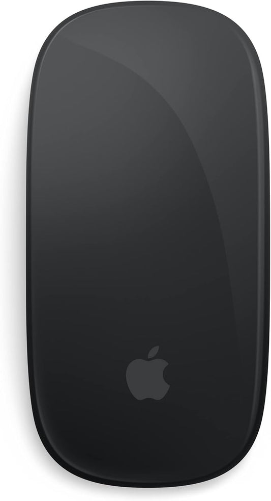 Apple Magic Mouse  (Wireless, Rechargable) - Black Multi-Touch Surface (Renewed)