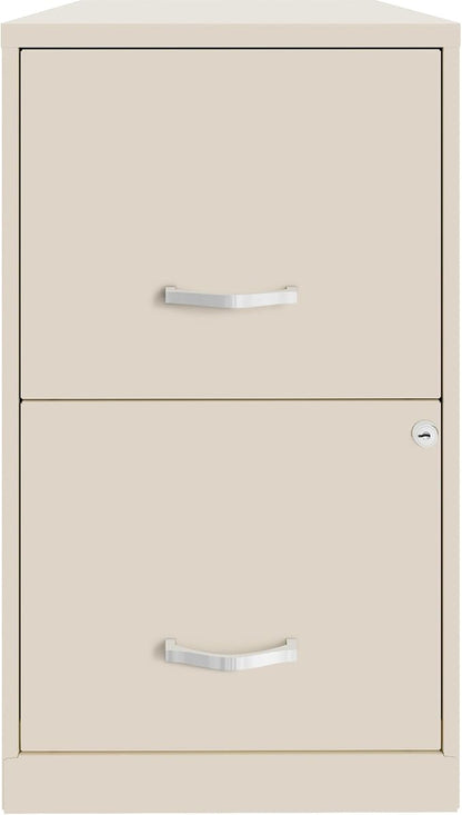 NuSparc 2 Drawer Locking Filing Cabinet | Pre-Assembled Steel Construction | Space-Saving Design is Perfect for Home and Small Office | Letter-Size | Assembled in North America