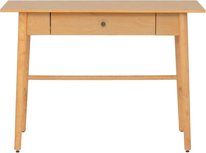 Linon Melissa Natural Wooden One Drawer Writing Desk