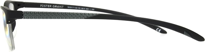 Foster Grant Men's Rick Square Reading Glasses