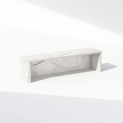 Furinno Classic Desk Organizers and Accessories, 23-Inch Desk Organizer, Desktop Organizer, for Office Supplier, Office Desk Accessories, Marble White