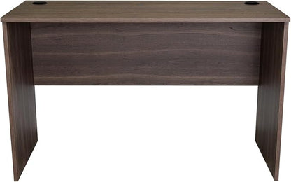 Tuhome Malibu 47" Modern Computer Desk, Minimalist Office Desk with Spacious Work Surface & Shelf, Engineered Wood Writing Desk for Home Office, Bedroom, Living Room
