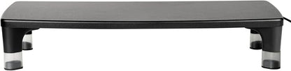 3M Adjustable Monitor Stand with 4-Port USB Hub, Black, Great for Computer Monitors, Laptops, TVs, Speakers, Printers and More