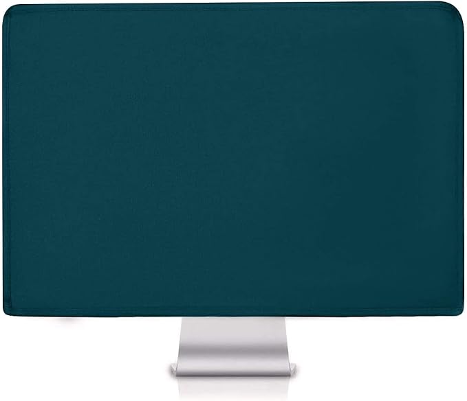 MOSISO Monitor Dust Cover 22, 23, 24, 25 inch Anti-Static Dustproof LCD/LED/HD Panel Case Computer Screen Protective Sleeve Compatible with iMac 24 inch, 22-25 inch PC, Desktop and TV, Teal Green