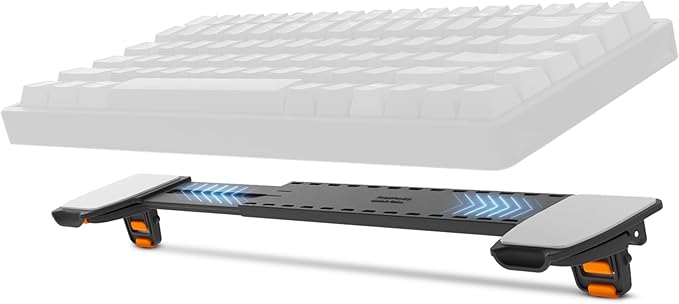 GPG2 ESC Flip PRO Keyboard Stand for Desk (3rd Gen) – Extendable Width, 4 Adjustable Angles, Attaches to Your Keyboard – Compatible with Apple Magic Keyboard, Logitech & Full-Size Flat-Back Models
