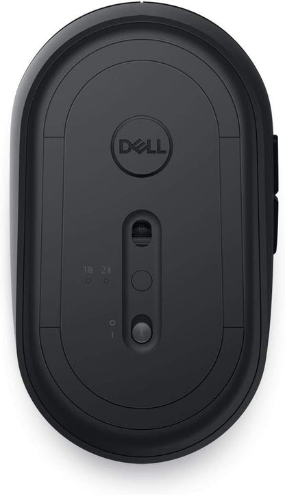 Dell MS5120W Mobile Pro Wireless Mouse – Wireless 2.4GHz, Bluetooth 5.0, Microsoft Swift Pair/Dell Pair (Windows 10 & 11 only), Optical LED Sensor - Gray