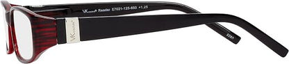 SAV Eyewear (Select-A-Vision) Victoria Klein Fashion Rectangular Reading Glasses 7021 Pink, 1.25