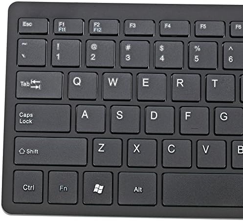 iKKEGOL USB Mini Slim Wired 78 Key Small Super Thin Compact Keyboard for Desktop Laptop PC Win 7 Mac (Black)