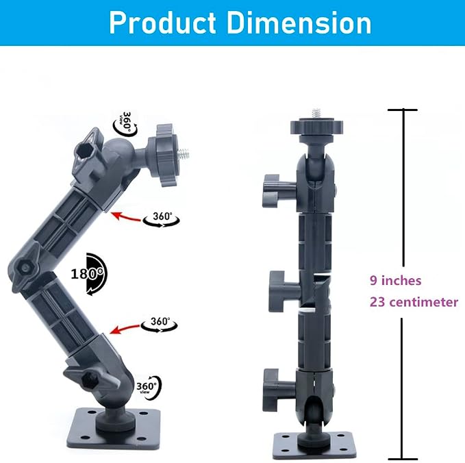 Brio Webcam Mount, Wall Stand Holder Compatible with Logitech C920x C925e C922x C920 C930e C615 Brio StreamCam MX-Brio 4K Webcams