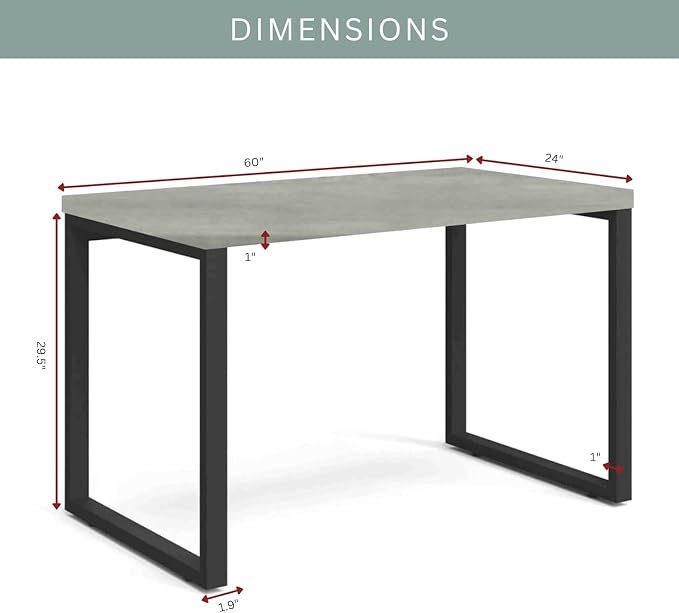 UrbanHaus Astor Home Office Desk (29.5 x 60 x 24)