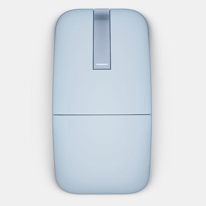 Dell MS700 Bluetooth Travel Mouse - Bluetooth 5.0/Dell Pair/Microsoft Swift Pair Connectivity, Adjust DPI up to 4000, Optical LED Sensor, Touch Scroll with latest Touch Controller - Misty Blue